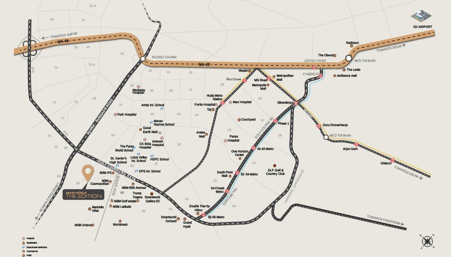 Smartworld Location Map
